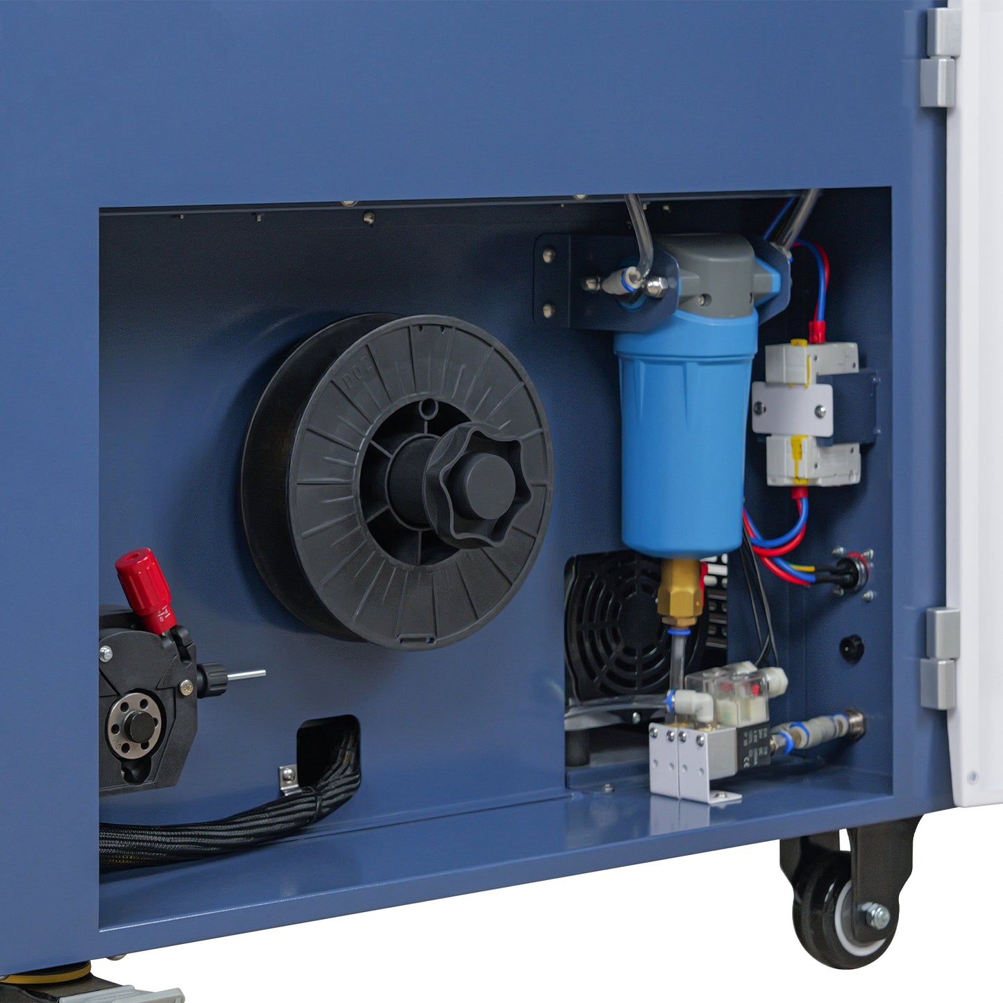 SFX 1400W Air-Cooled Fiber Laser Welder Handheld Laser Welding Machine with Self-Generated Protective Gas 3-in-1 Welder Cutter Cleaner for Carbon Steel