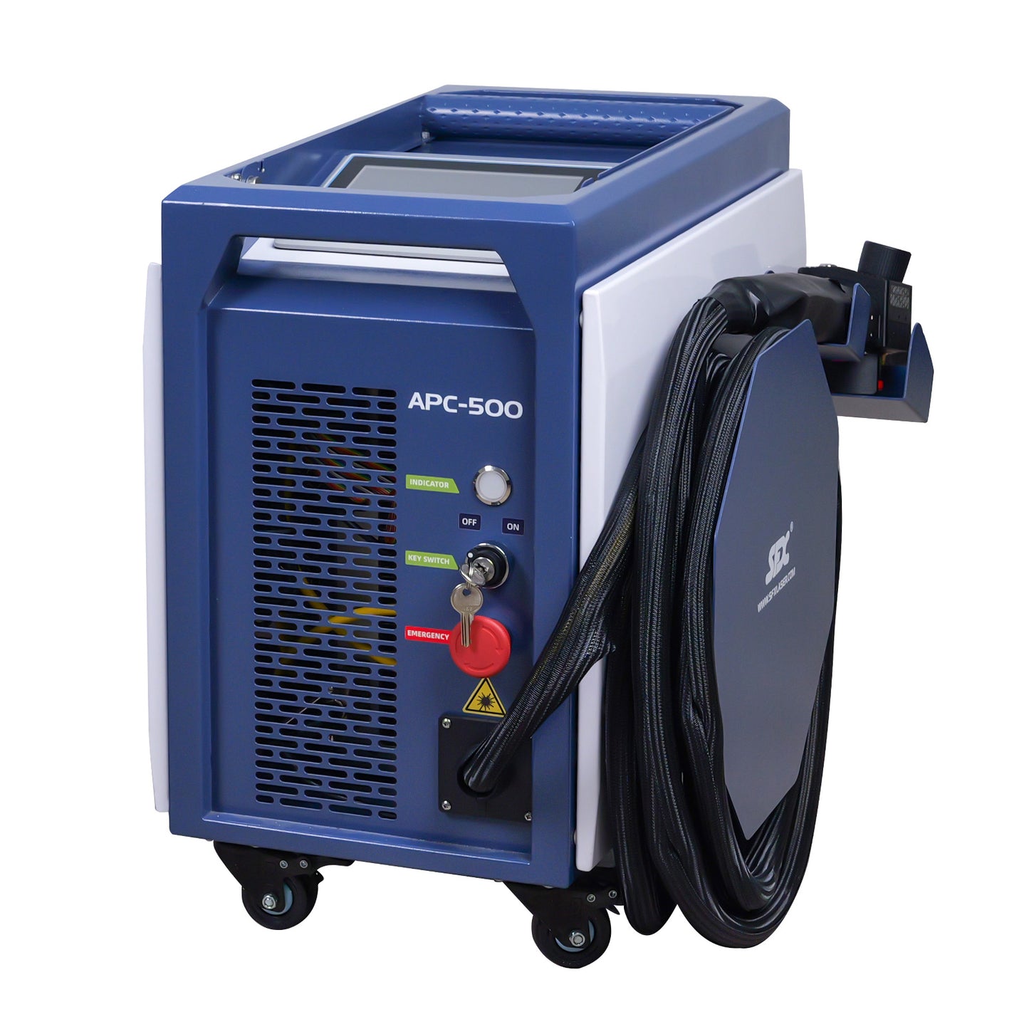 SFX 300W IOT Air-cooled Laser Cleaning Machine AC110V-220V Pulsed Laser Rust Removal for Wood Rust Paint Oil Stains Coating