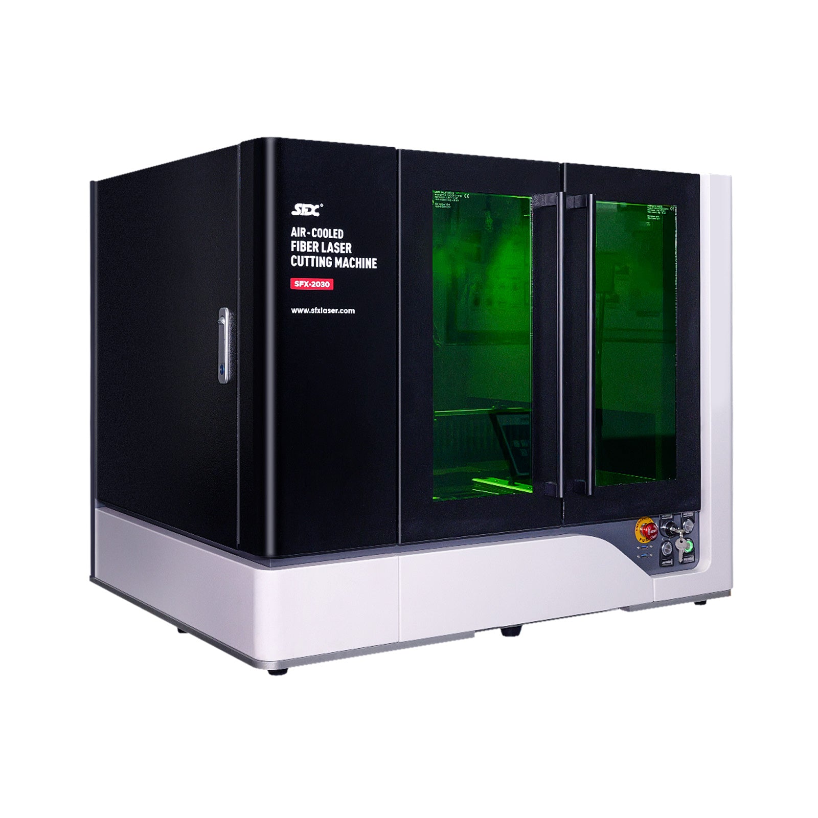 SFX 1200W 1500W 2000W 3000W Fiber Laser Cutter Air-Cooled Precision Fi ...
