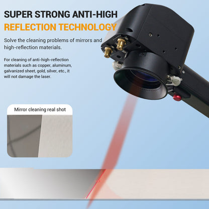 SFX AGC 300W/500W Pulsed Laser Cleaning Machine 110V/220V Air-cooled Laser Rust Removal for Metal Rust Oil Paint