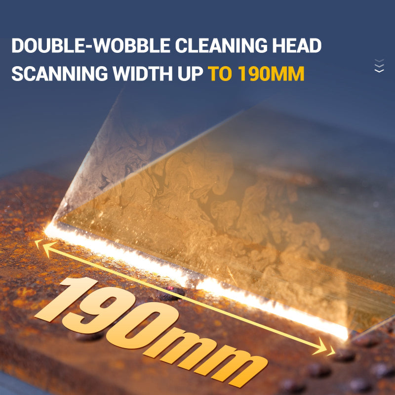 SFX AGC 300W/500W Pulsed Laser Cleaning Machine 110V/220V Air-cooled Laser Rust Removal for Metal Rust Oil Paint