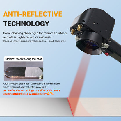 SFX 300W IOT Air-cooled Laser Cleaning Machine AC110V-220V Pulsed Laser Rust Removal for Wood Rust Paint Oil Stains Coating