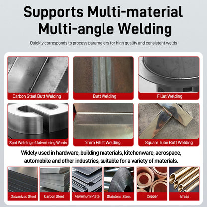 SFX 1200W Air-Cooled Handheld Fiber Laser Welder 2-in-1 Welding & Cleaning 220V Portable Laser Welding Machine with Auto Wire Feeder for Metal Stainless Steel Aluminum Copper
