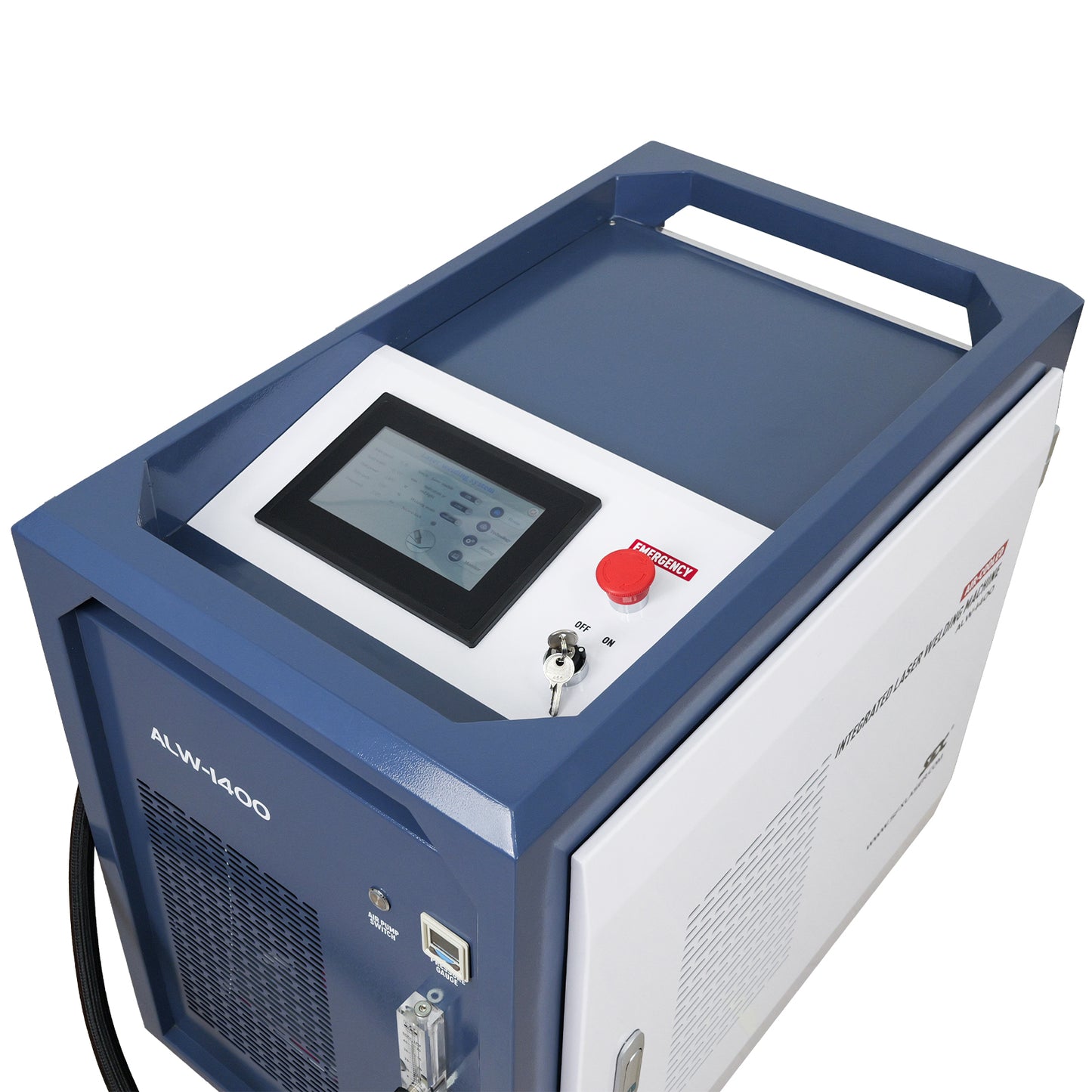 SFX 1400W Air-Cooled Fiber Laser Welder Handheld Laser Welding Machine with Self-Generated Protective Gas 3-in-1 Welder Cutter Cleaner for Carbon Steel