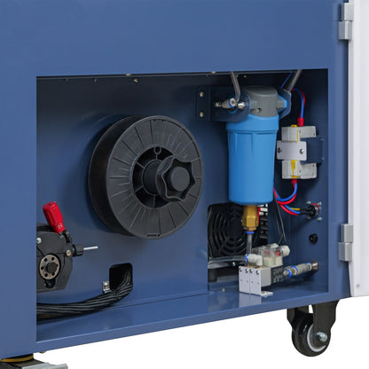 SFX 1400W Air-Cooled Fiber Laser Welder Handheld Laser Welding Machine with Self-Generated Protective Gas 3-in-1 Welder Cutter Cleaner for Carbon Steel