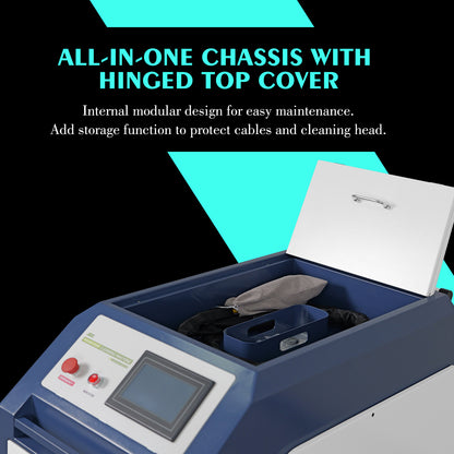 SFX Pulsed Laser Cleaning Machine 500W 1000W 2000W  Double Wobble Mobile Laser Rust Removal for Rust Oil Paint Coating Plating