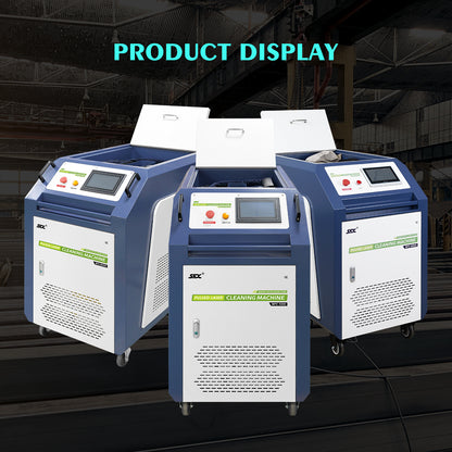 SFX Pulsed Laser Cleaning Machine 500W 1000W 2000W  Double Wobble Mobile Laser Rust Removal for Rust Oil Paint Coating Plating