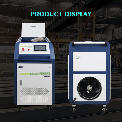 SFX Pulsed Laser Cleaning Machine 500W 1000W 2000W  Double Wobble Mobile Laser Rust Removal for Rust Oil Paint Coating Plating