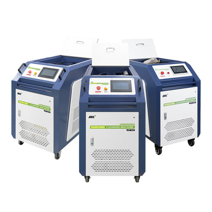 SFX Pulsed Laser Cleaning Machine 500W 1000W 2000W  Double Wobble Mobile Laser Rust Removal for Rust Oil Paint Coating Plating