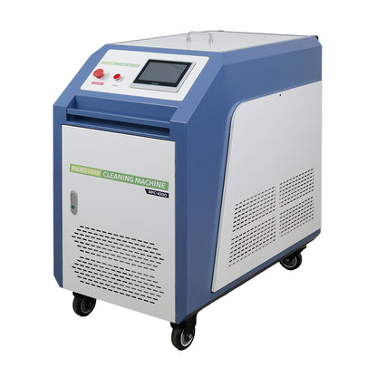 SFX Pulsed Laser Cleaning Machine 500W 1000W 2000W  Double Wobble Mobile Laser Rust Removal for Rust Oil Paint Coating Plating