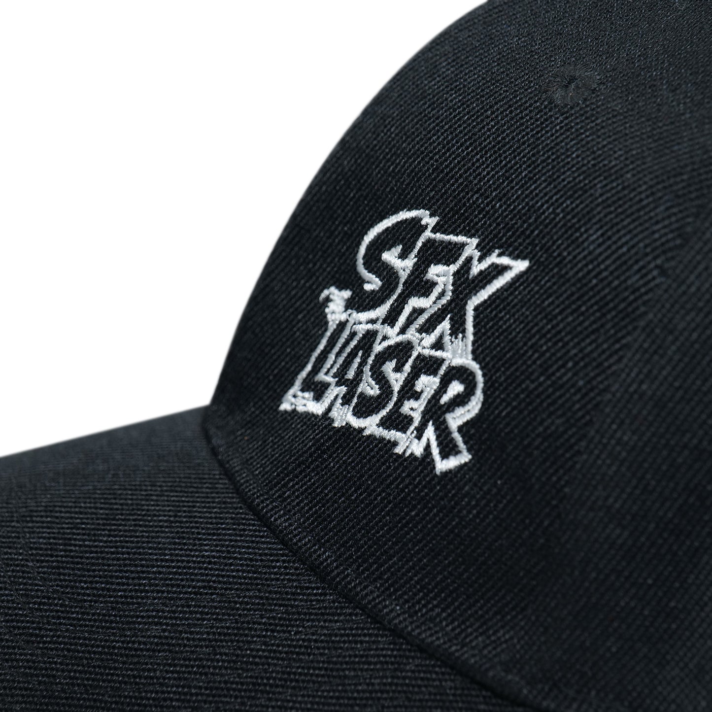SFX Classic Black Baseball Cap with Embroidered Logo Adjustable Unisex Cotton Hat