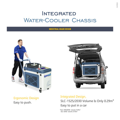 SFX 2000W Laser Cleaning Machine 300mm Scan Width Laser Rust Removal with Smart Control & Anti-Freeze System Laser Cleaner for Metal Paint Oil