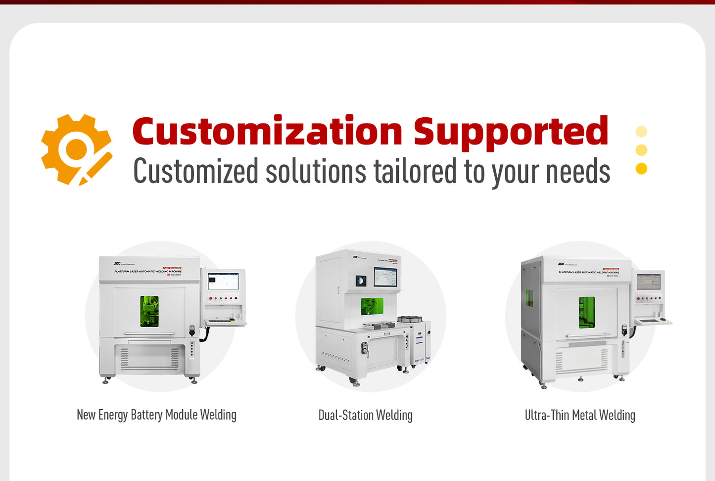 SFX Custom Enclosed Platform Laser Welder Automated Welding Solutions for Battery Modules Precision Metal