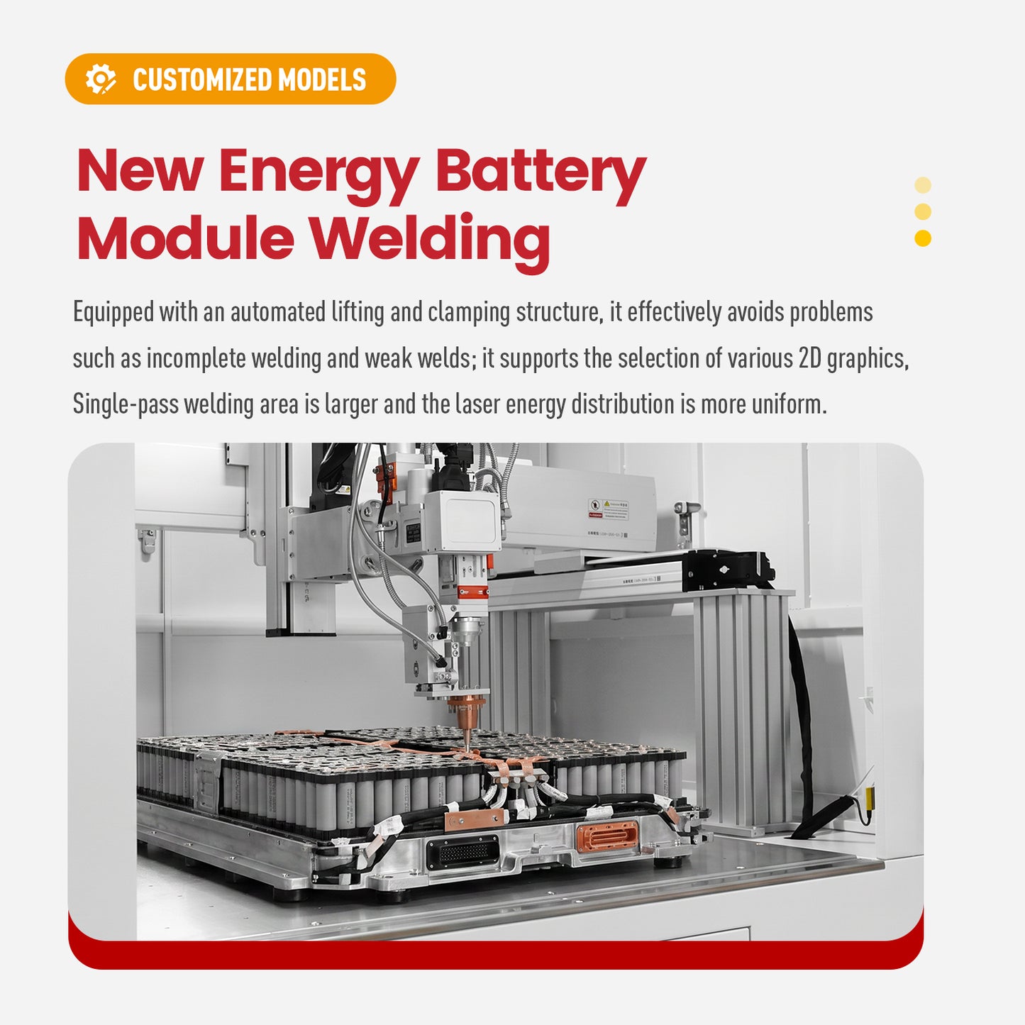 SFX Custom Enclosed Platform Laser Welder Automated Welding Solutions for Battery Modules Precision Metal