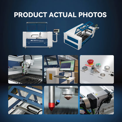SFX 1300×900mm(51.2×35.4inch) Fiber & Co2 Integrated Cutting Machine 1500W MAX Fiber Laser 130W-180W Co2 Metal Non-metal Cutter Machine