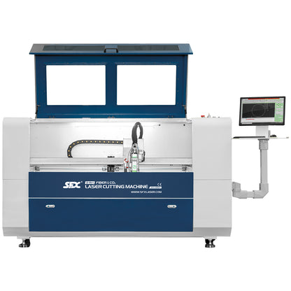 SFX 1300×900mm(51.2×35.4inch) Fiber & Co2 Integrated Cutting Machine 1500W MAX Fiber Laser 130W-180W Co2 Metal Non-metal Cutter Machine