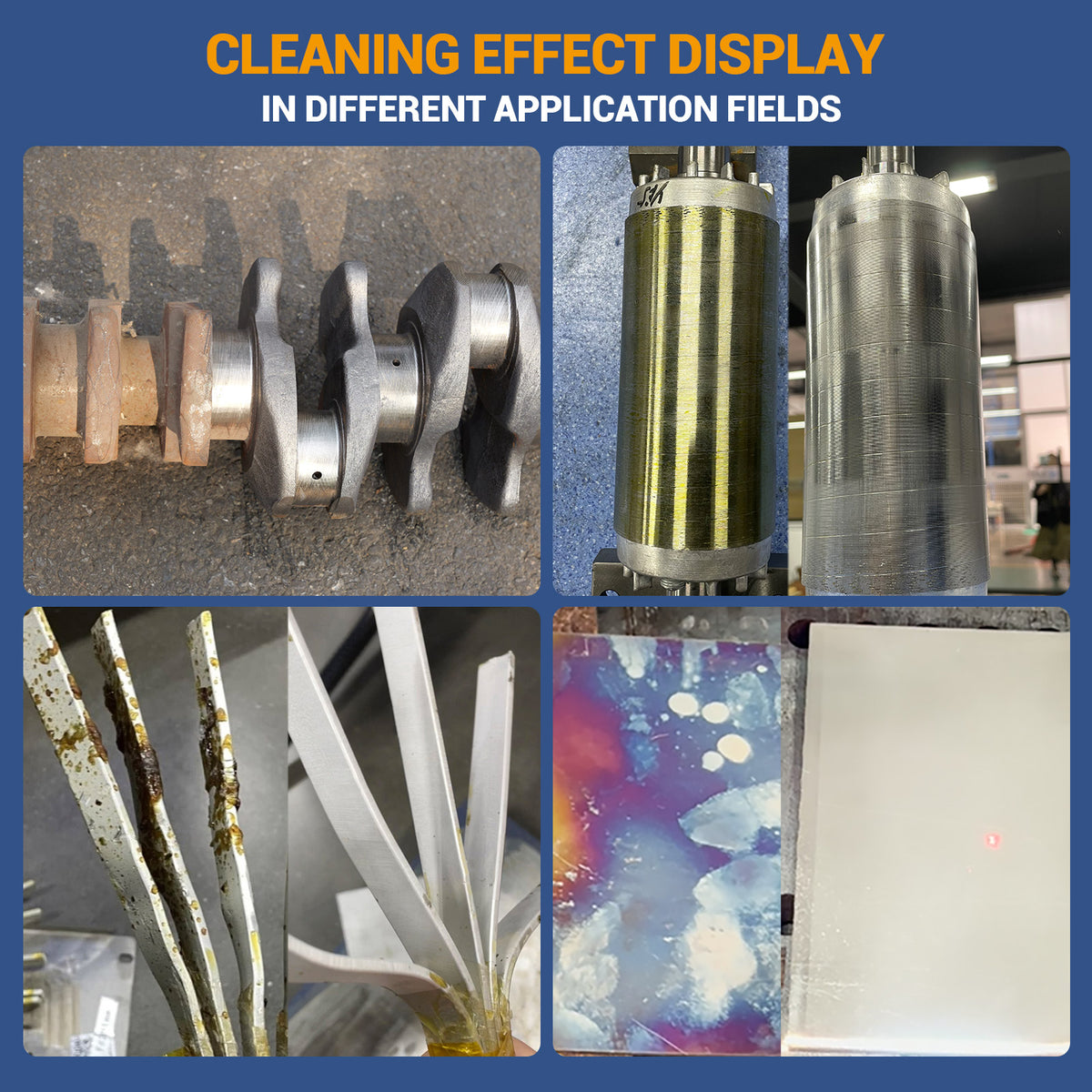 SFX G-Series Air-cooled Laser Cleaner 300W IOT Pulsed Laser Rust Removal for Metal Rust Oil Graffiti Painting Coating