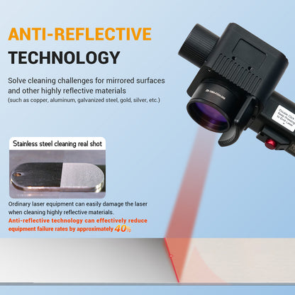 SFX G-Series Air-cooled Laser Cleaner 300W IOT Pulsed Laser Rust Removal for Metal Rust Oil Graffiti Painting Coating