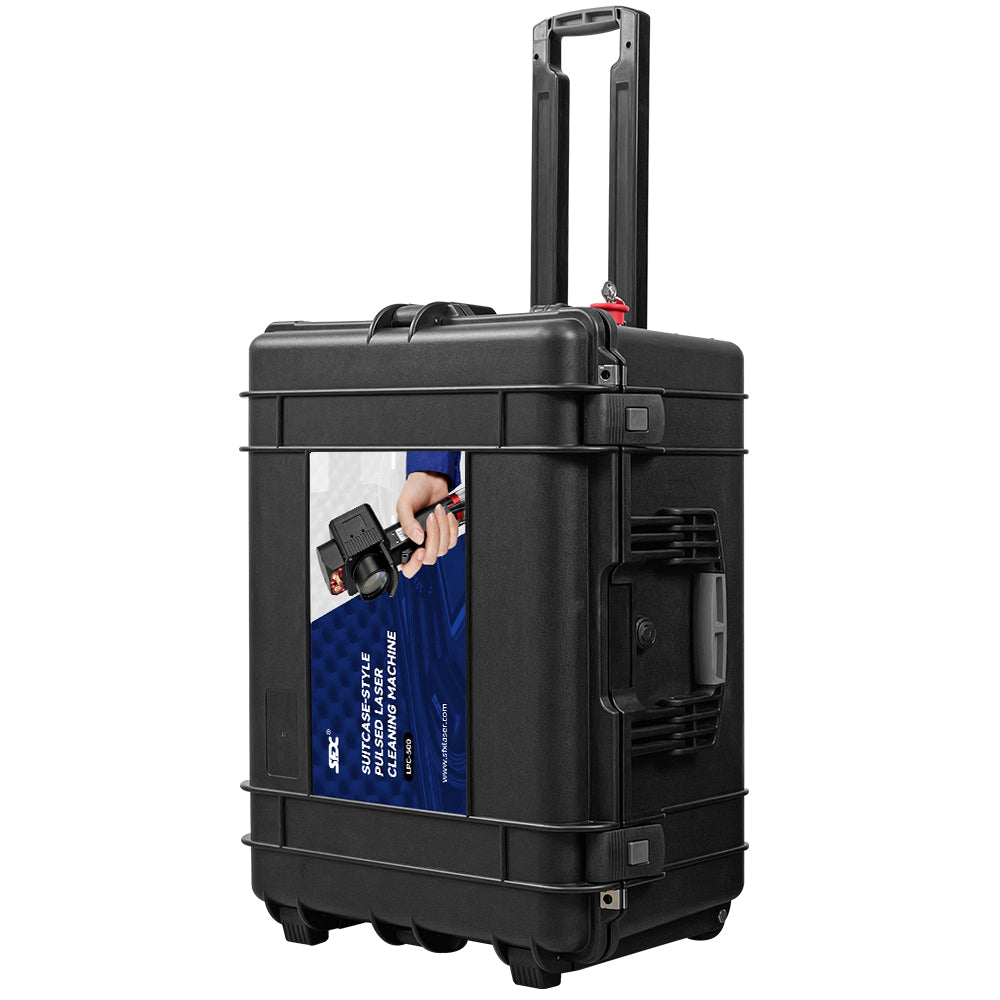 SFX 300W 500W Trolley-case Laser Cleaning Machine for Wood 110V-220V IOT Pulsed Laser Cleaner Ultra-light Laser Rust Removal