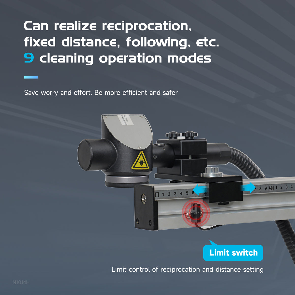 SFX Laser Cleaning Auxiliary Device Magnetic Laser Cleaning Fixture Automatic Laser Rust Removal Helper