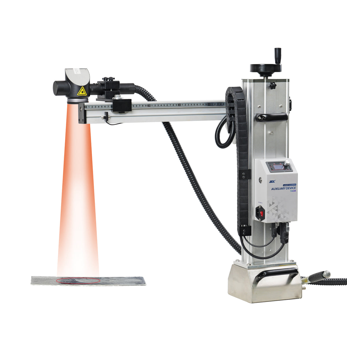 SFX Laser Cleaning Auxiliary Device Magnetic Laser Cleaning Fixture Automatic Laser Rust Removal Helper