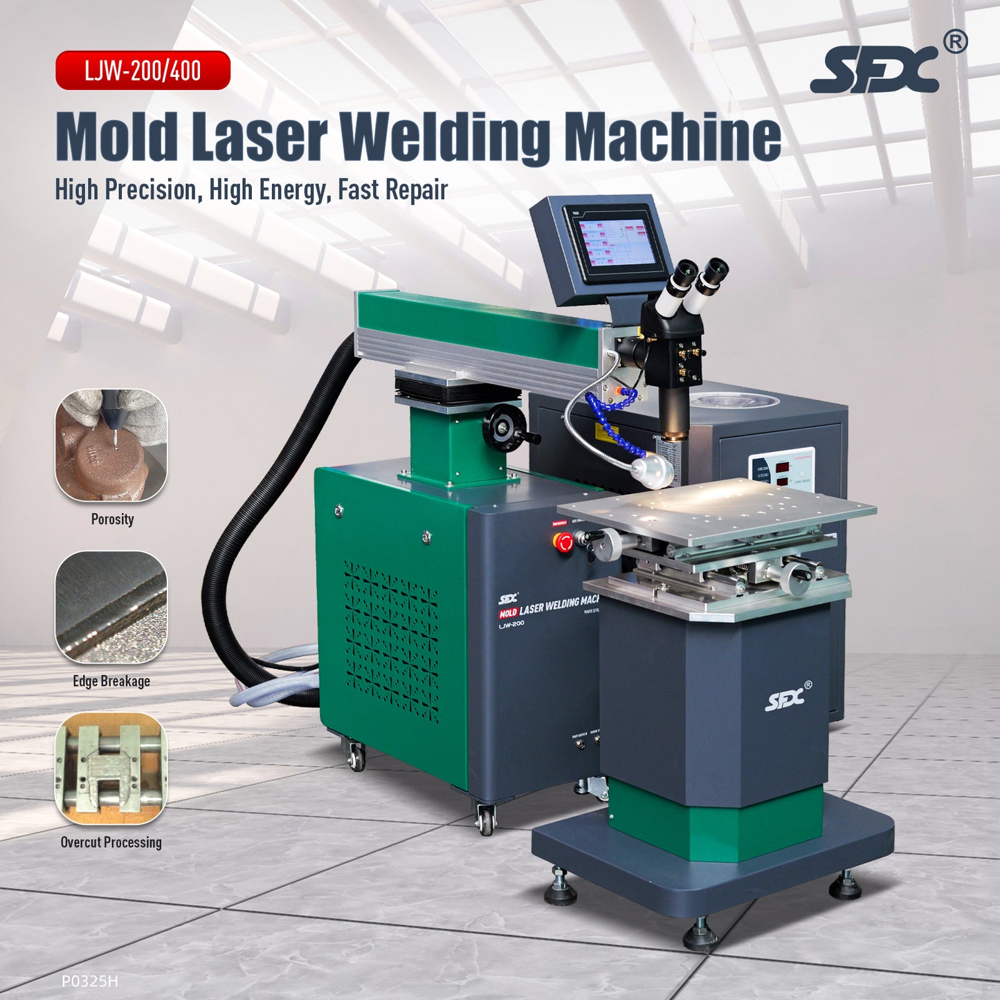 SFX 200W 400W Mold Repair Laser Welding Machine High Precision Laser Welder for Injection & Die Casting Mold Repair