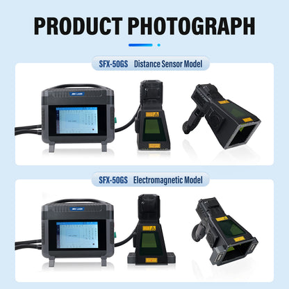 SFX 20W 30W 50W PRO Portable Laser Marking Machine with 100*100mm Field Lens Handheld Fiber Marker Engraver for Metal and Non-metals