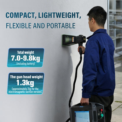 SFX 20W 30W 50W PRO Portable Laser Marking Machine with 100*100mm Field Lens Handheld Fiber Marker Engraver for Metal and Non-metals