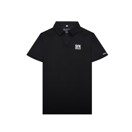 SFX Premium Polo Shirt with 3D Silicone Logo Cotton Ice Silk Stretch Work Shirt