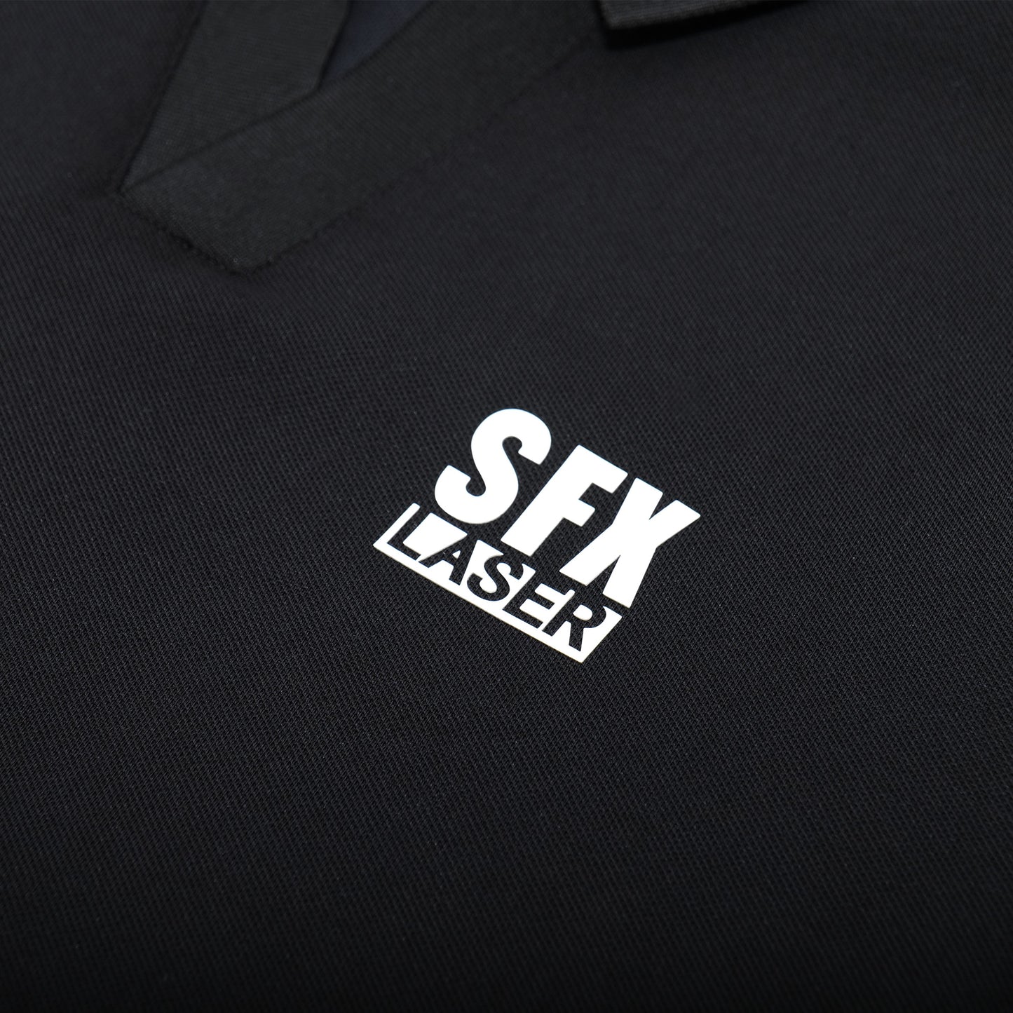 SFX Premium Polo Shirt with 3D Silicone Logo Cotton Ice Silk Stretch Work Shirt