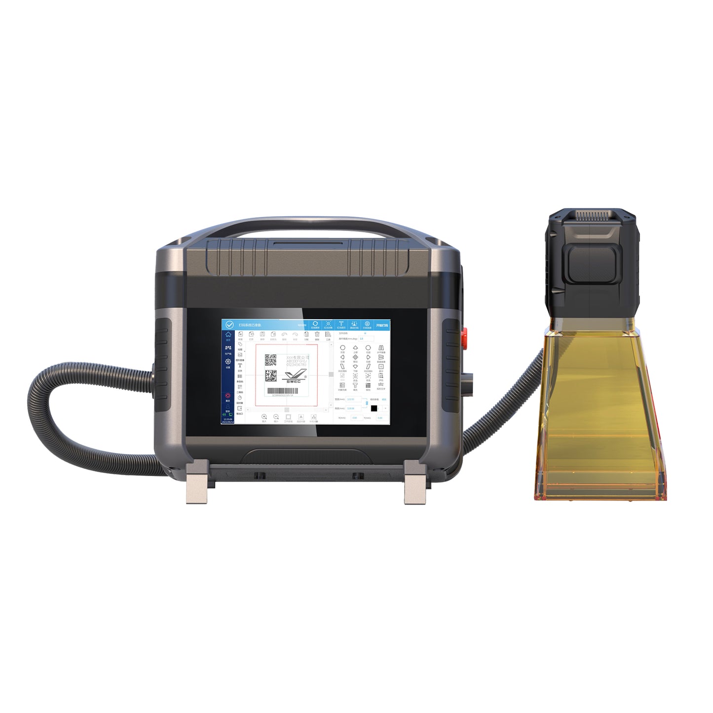 SFX 20W 30W 50W Portable Laser Marking Machine Handheld Fiber Marker Engraver for Metal and Non-metals Engraving