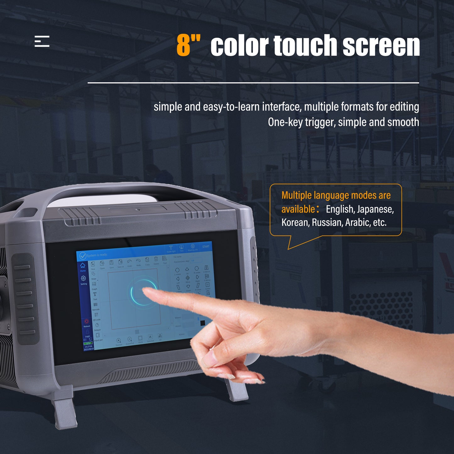 SFX 20W 30W 50W Portable Laser Marking Machine Handheld Fiber Marker Engraver for Metal and Non-metals Engraving