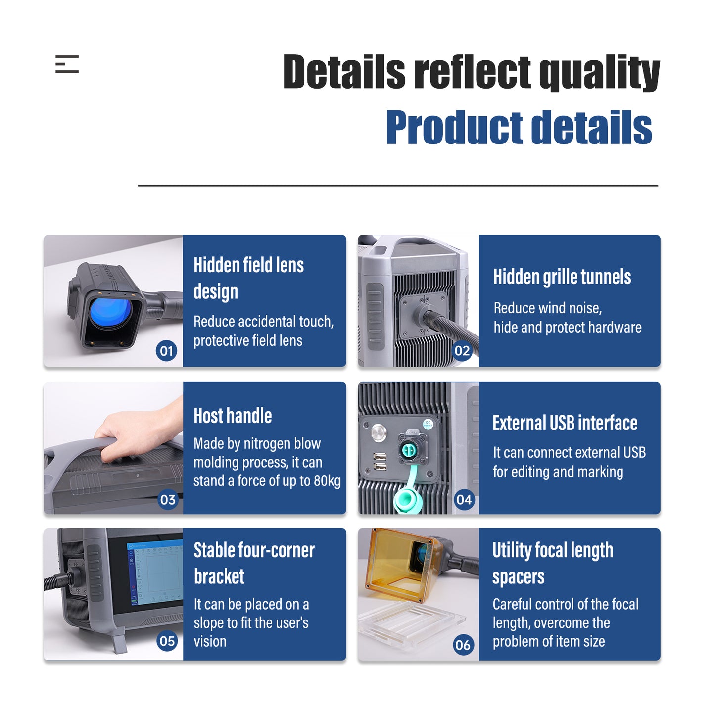 SFX 20W 30W 50W Portable Laser Marking Machine Handheld Fiber Marker Engraver for Metal and Non-metals Engraving