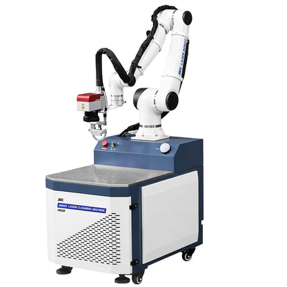 SFX Robotic Laser Cleaning Machine 6-Axis Collaborative Robotic Arm Automatic Rust Paint Remover for Industrial Casting, Rail Transit Cleaning