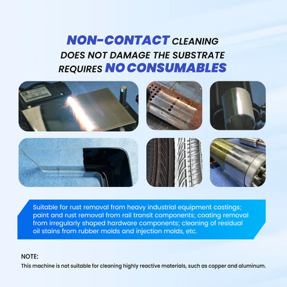 SFX Robotic Laser Cleaning Machine 6-Axis Collaborative Robotic Arm Automatic Rust Paint Remover for Industrial Casting, Rail Transit Cleaning