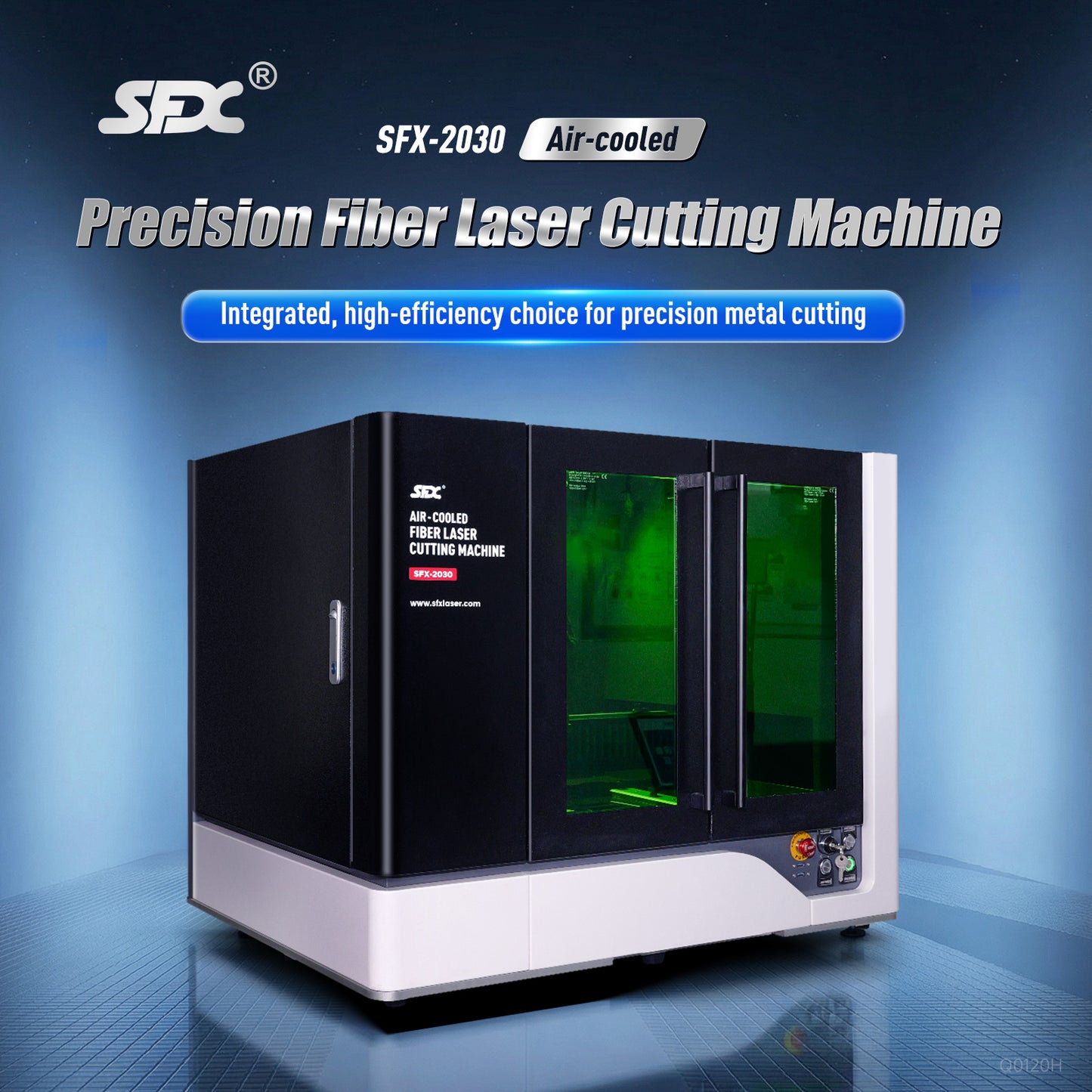 SFX 1200W 1500W 2000W 3000W Fiber Laser Cutter Air-Cooled Precision Fiber Laser Cutting Machine for Stainless Steel Aluminum Copper