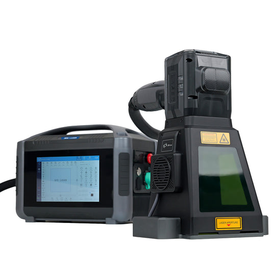 SFX 20W 30W 50W PRO Portable Laser Marking Machine with 100*100mm Field Lens Handheld Fiber Marker Engraver for Metal and Non-metals