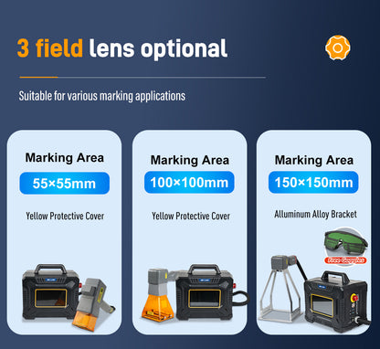 SFX 60W Portable Fiber Laser Engraver Handheld Laser Marking Machine Fiber Laser Marker for Metal & Non-Metal Materials