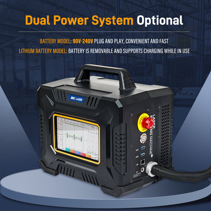 SFX 60W Portable Fiber Laser Engraver Handheld Laser Marking Machine Fiber Laser Marker for Metal & Non-Metal Materials