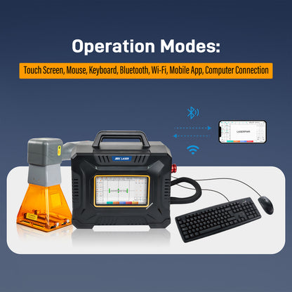 SFX 60W Portable Fiber Laser Engraver Handheld Laser Marking Machine Fiber Laser Marker for Metal & Non-Metal Materials