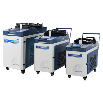 SFX Laser Cleaning Machine SLC Series Laser Rust Removal Scan Width Up to 500mm Laser Cleaner with Smart Control & Anti-Freeze System Laser Cleaner for Metal Paint Oil