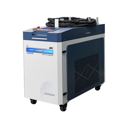 SFX Laser Cleaning Machine SLC Series Laser Rust Removal Scan Width Up to 500mm Laser Cleaner with Smart Control & Anti-Freeze System Laser Cleaner for Metal Paint Oil