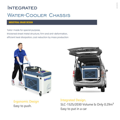 SFX Laser Cleaning Machine SLC Series Laser Rust Removal Scan Width Up to 500mm Laser Cleaner with Smart Control & Anti-Freeze System Laser Cleaner for Metal Paint Oil