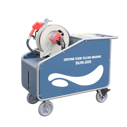 SFX SUN-200 Cutting Fluid Filling Machine for CNC Machine 170L Automatic Stop Coolant Filling Machine with Hand-Held Gun & 9m Hose