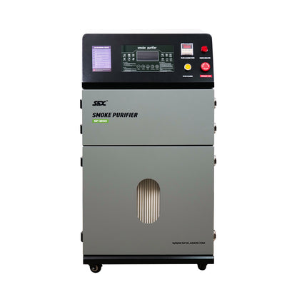 SFX 1200W Smoke Purifier 2000m³/h High Efficiency Laser Fume Extractor with Automatic Pulse Jet Cleaning for Laser Marker Engraver Cutter Welder