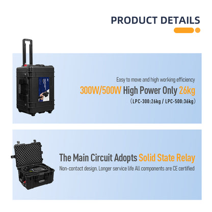 SFX 300W 500W Trolley-case Laser Cleaning Machine for Wood 110V-220V IOT Pulsed Laser Cleaner Ultra-light Laser Rust Removal