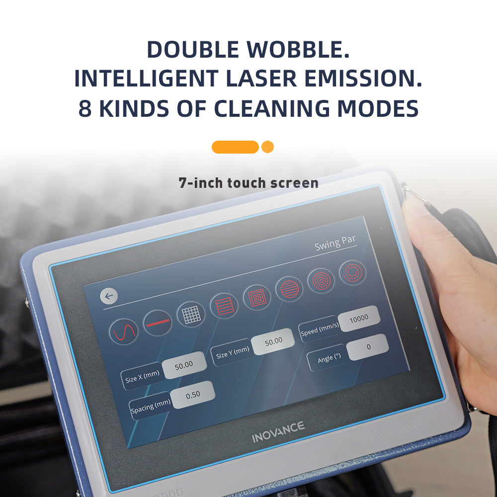 SFX 300W 500W Trolley-case Laser Cleaning Machine for Wood 110V-220V IOT Pulsed Laser Cleaner Ultra-light Laser Rust Removal