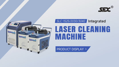 SFX Laser Cleaning Machine SLC Series Laser Rust Removal Scan Width Up to 500mm Laser Cleaner with Smart Control & Anti-Freeze System Laser Cleaner for Metal Paint Oil